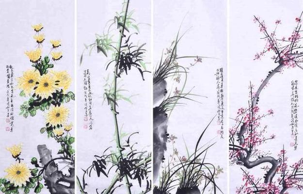 梅兰竹菊——四君子的象征意义与解释（传承千年的高雅与坚韧）