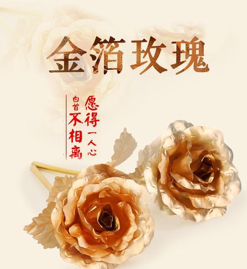 金箔玫瑰花的寓意是什么？金箔玫瑰花象征着什么？