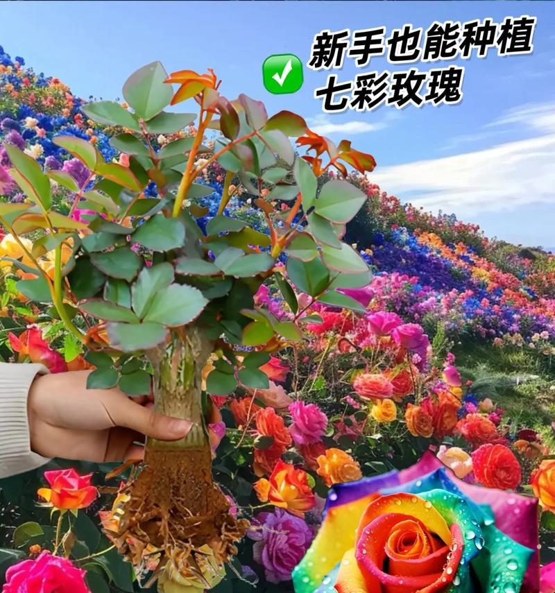 七彩玫瑰花语是什么？这种多彩的玫瑰有何寓意？